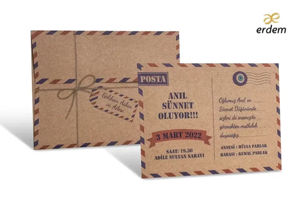 ERDEM SUNNET 80953 Davetiye