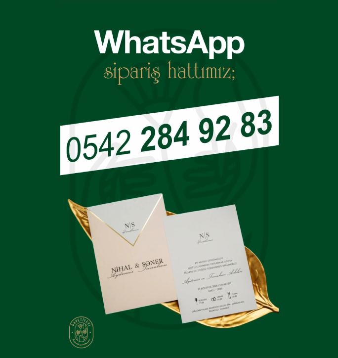 WhatsApp Sipariş Hattımız